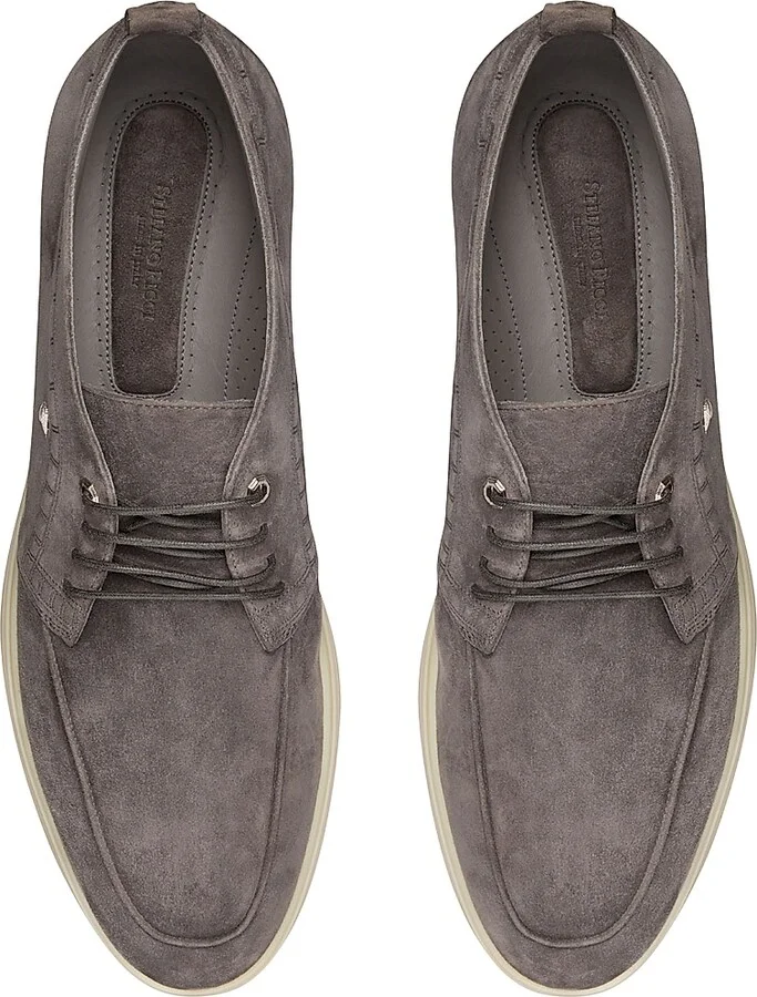 Men's Suede Chukka Boots - Slate Grey - Size 7 - Image 4