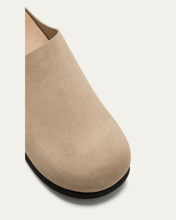 Men's Suede Clogs - Image 3