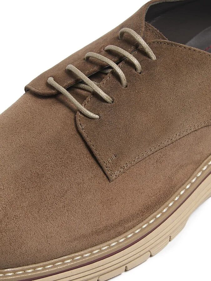 Men's Suede Derbys - Beige - Size 6 - Image 5