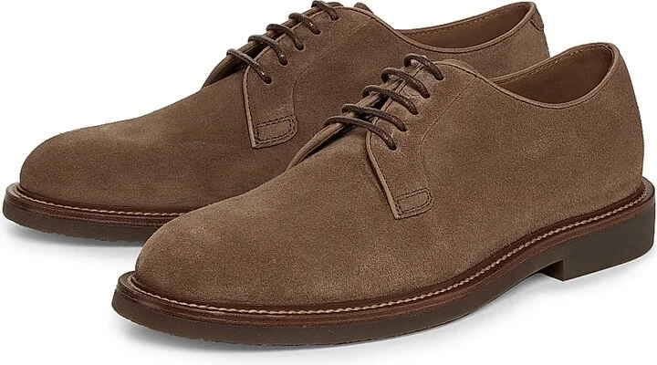 Men's Suede Derbys - Brown - Size 8 - Image 2