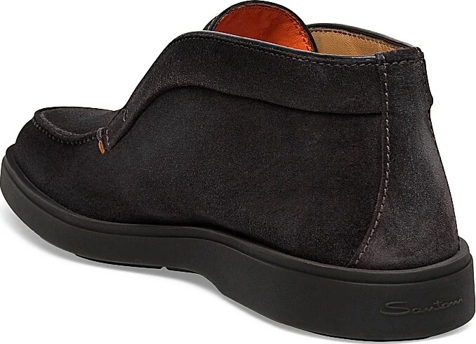 Men's Suede Desert Boots - Grey - Size 8 - Image 3