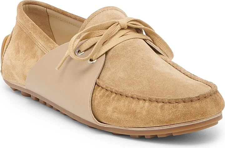 Men's Suede Driving Loafers - Beige - Size 6 - Image 2