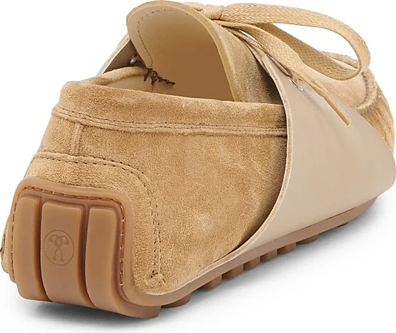 Men's Suede Driving Loafers - Beige - Size 6 - Image 3