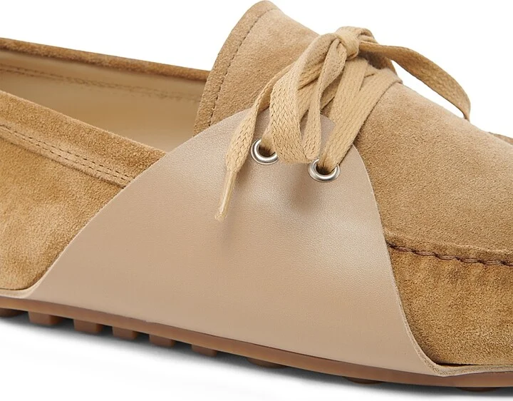 Men's Suede Driving Loafers - Beige - Size 6 - Image 5