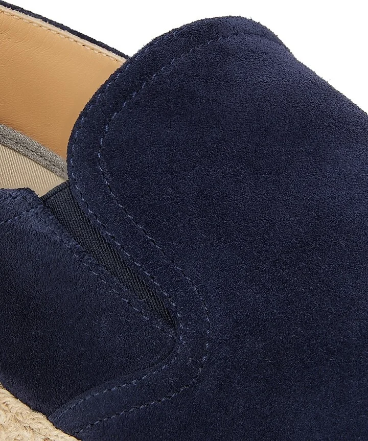 Men's Suede & Leather Espadrilles - Blue - Size 8 - Image 5