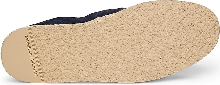 Men's Suede & Leather Espadrilles - Blue - Size 8 - Image 6