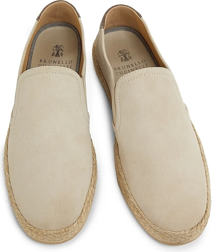 Men's Suede & Leather Espadrilles - Blue - Size 8 - Image 9
