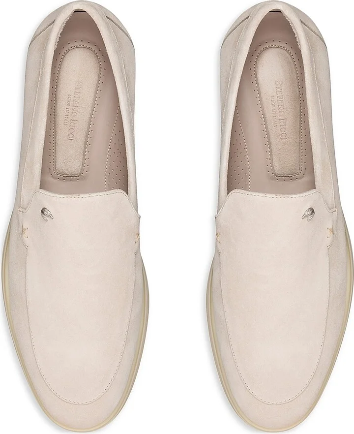 Men's Suede Loafers - Beige - Size 11 - Image 4