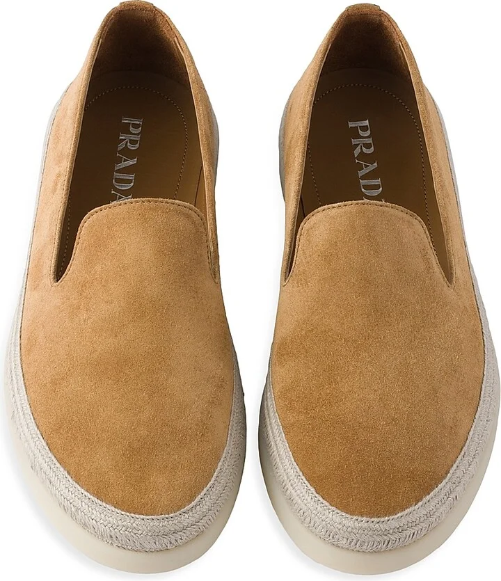 Men's Suede Loafers - Blue - Size 6.5 - Image 5