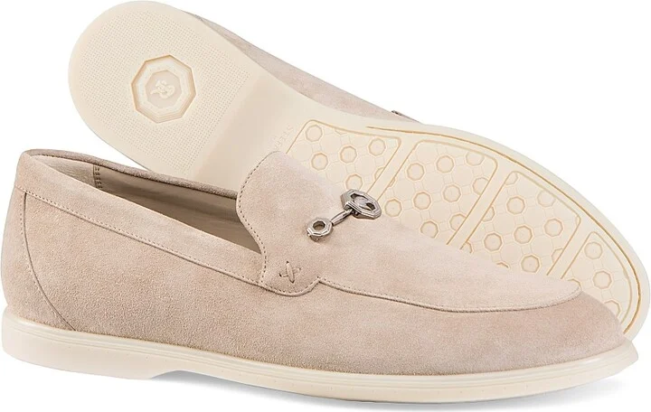 Men's Suede Loafers - Brick - Size 5 - Image 6
