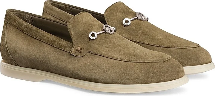 Men's Suede Loafers - Brick - Size 5 - Image 9