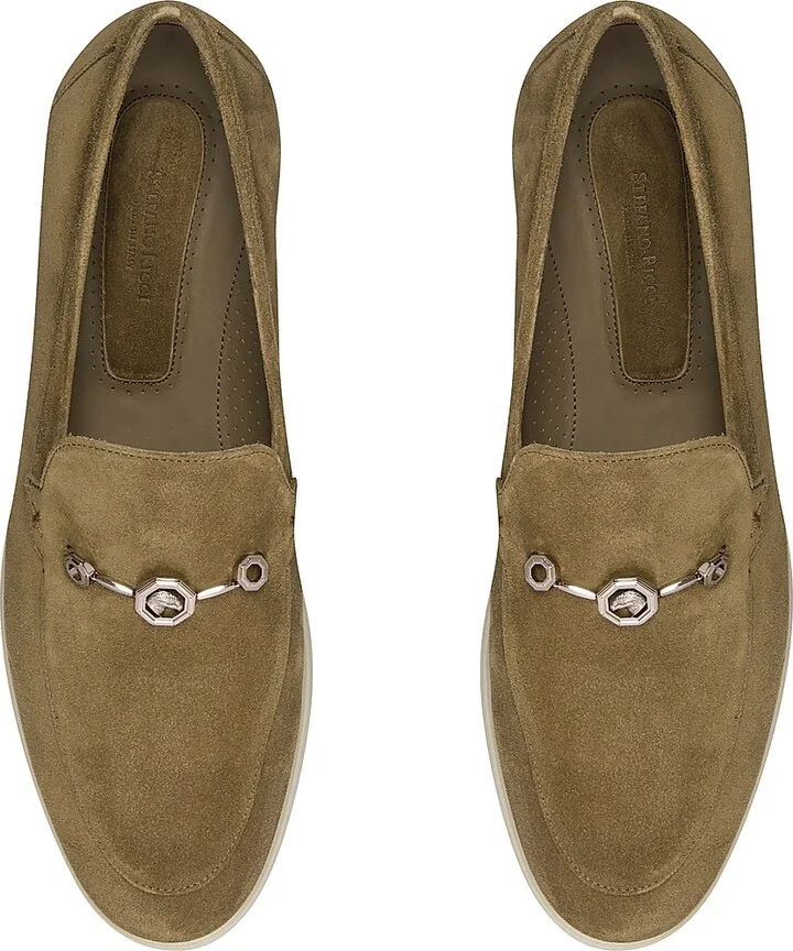 Men's Suede Loafers - Brick - Size 5 - Image 11