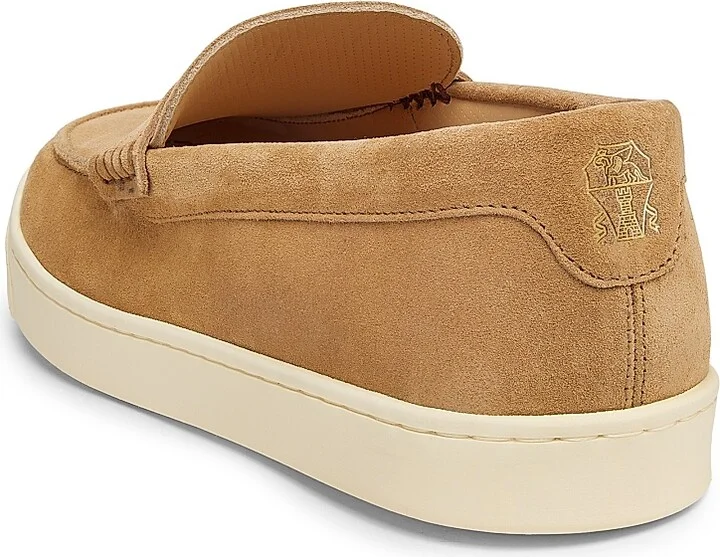 Men's Suede Loafers - Brown - Size 7 - Image 3