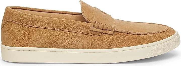 Men's Suede Loafers - Brown - Size 7