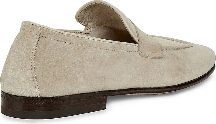 Men's Suede Loafers - Dark Beige - Size 9 - Image 3
