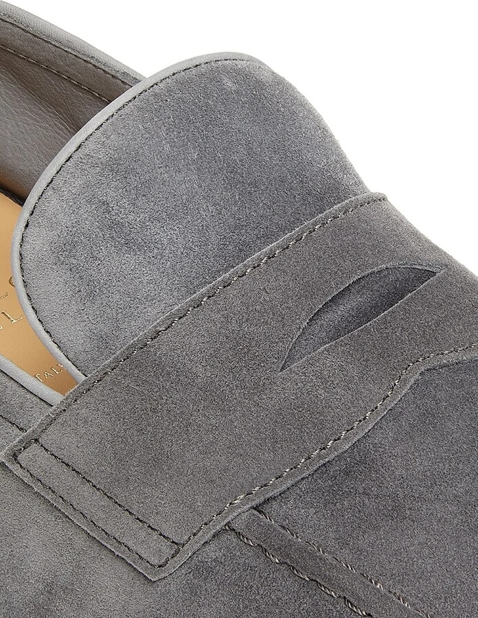 Men's Suede Loafers - Dark Beige - Size 9 - Image 10