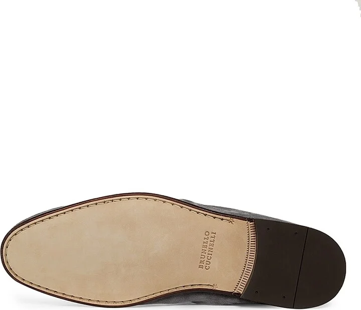 Men's Suede Loafers - Dark Beige - Size 9 - Image 11