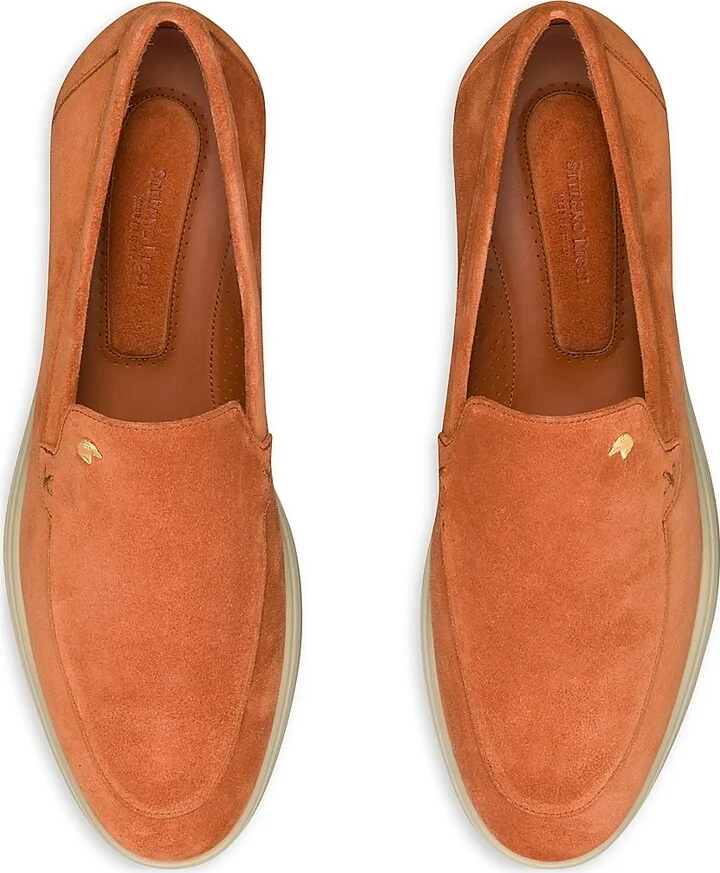 Men's Suede Loafers - Peanut Brown - Size 8 - Image 4