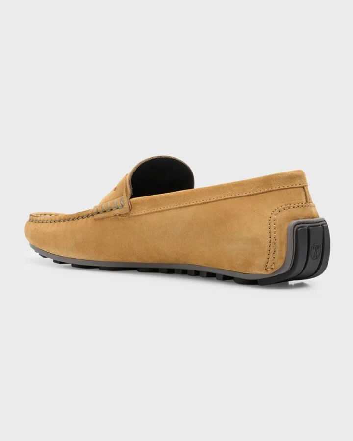 Men's Suede Logo Drivers - Image 5
