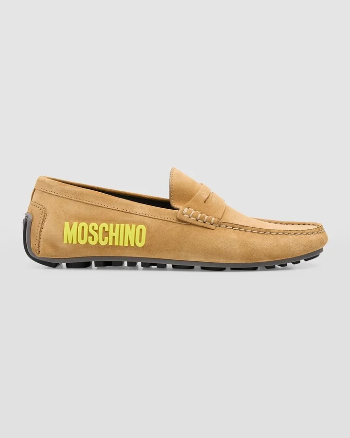 Men's Suede Logo Drivers