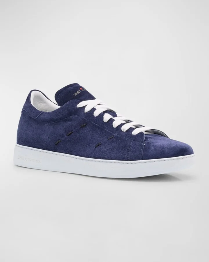 Men's Suede Low-Top Sneakers - Image 3