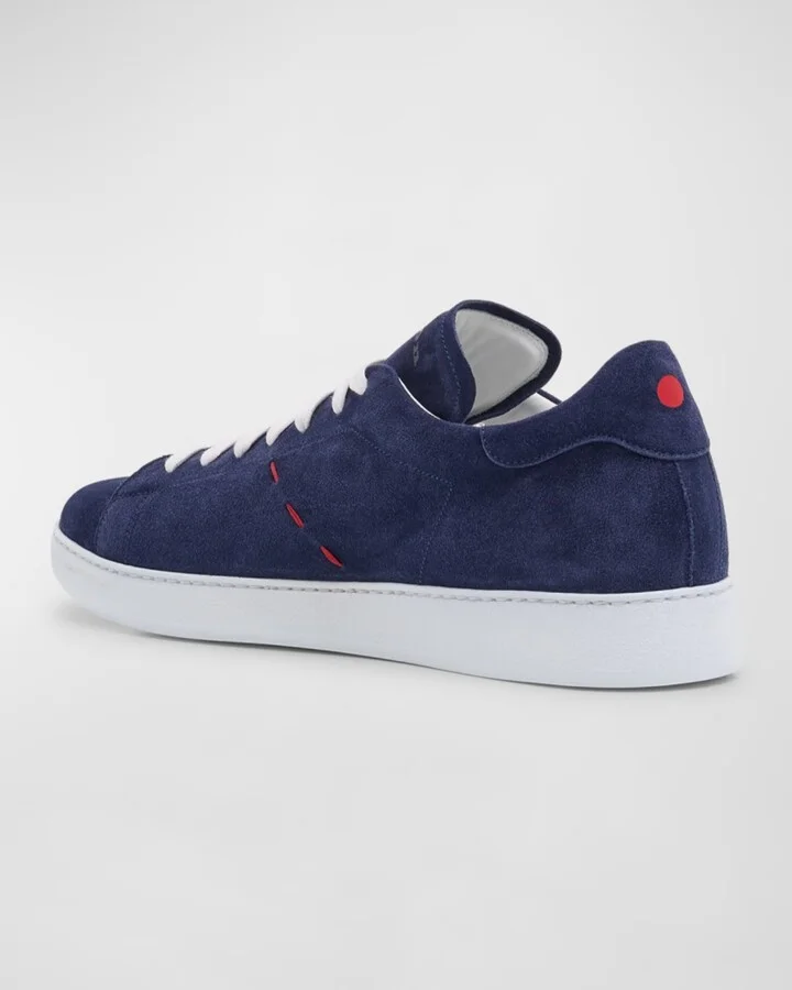 Men's Suede Low-Top Sneakers - Image 4