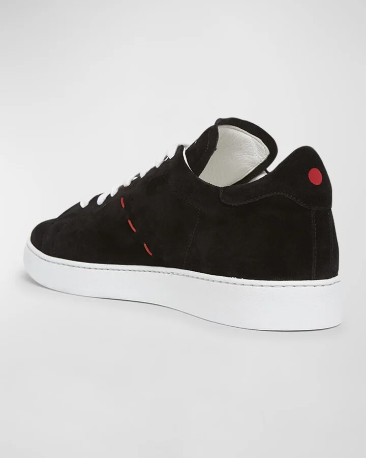 Men's Suede Low-Top Sneakers - Image 4
