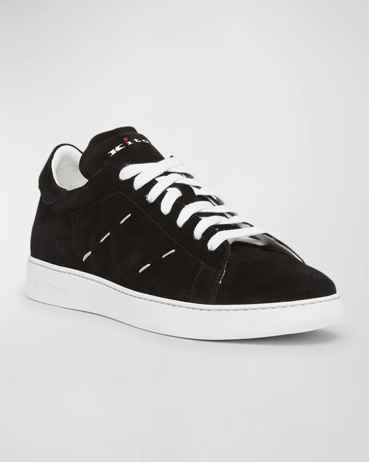 Men's Suede Low-Top Sneakers - Image 5
