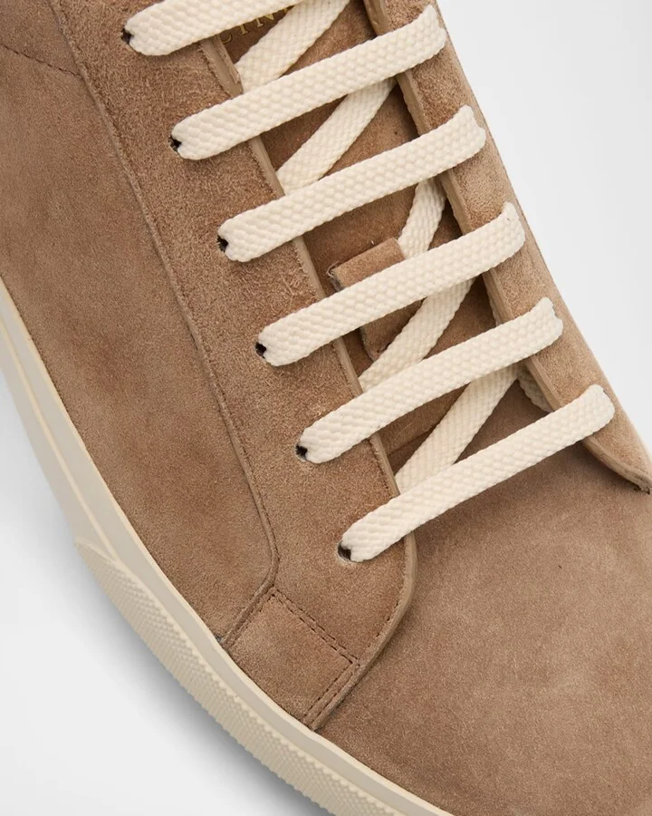 Men's Suede Low-Top Sneakers - Image 4