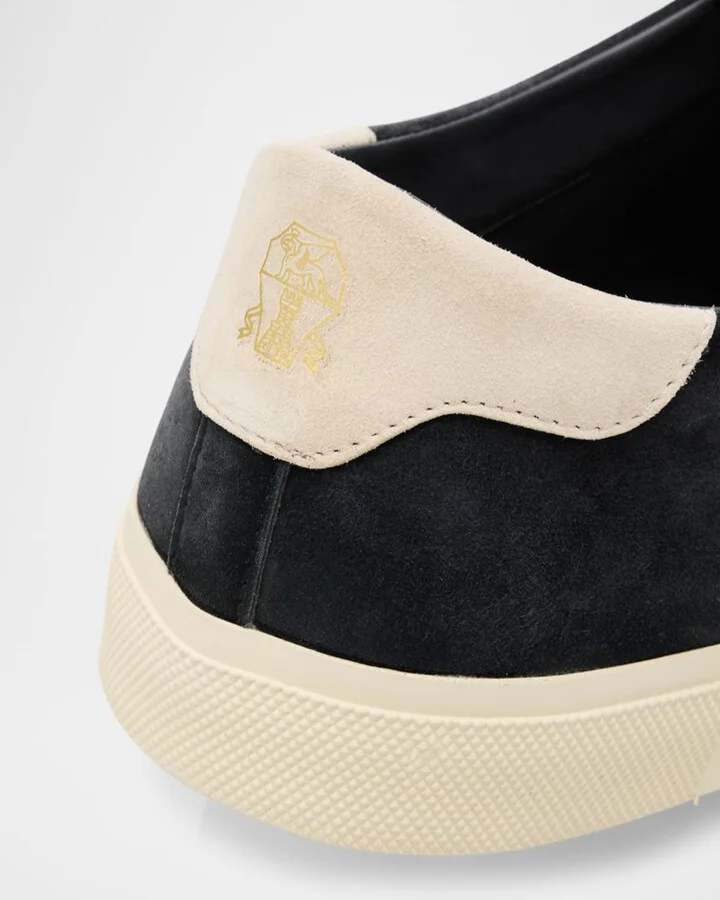Men's Suede Low-Top Sneakers - Image 6