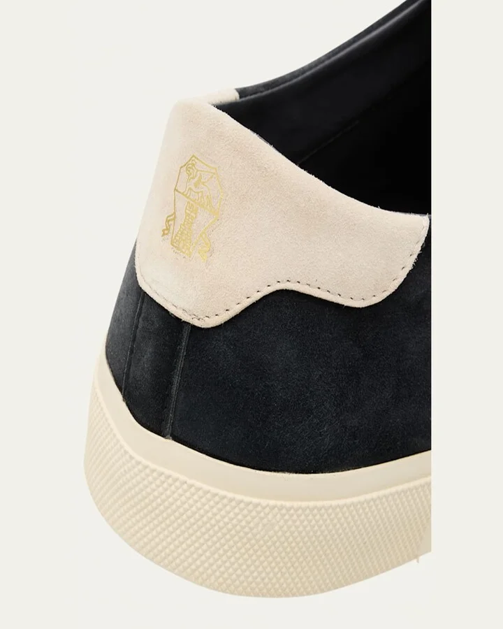 Men's Suede Low-Top Sneakers - Image 2