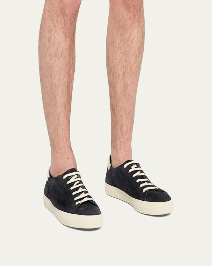 Men's Suede Low-Top Sneakers - Image 6