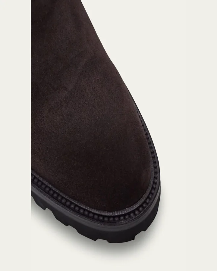 Men's Suede Lug-Sole Chukka Boots - Image 2