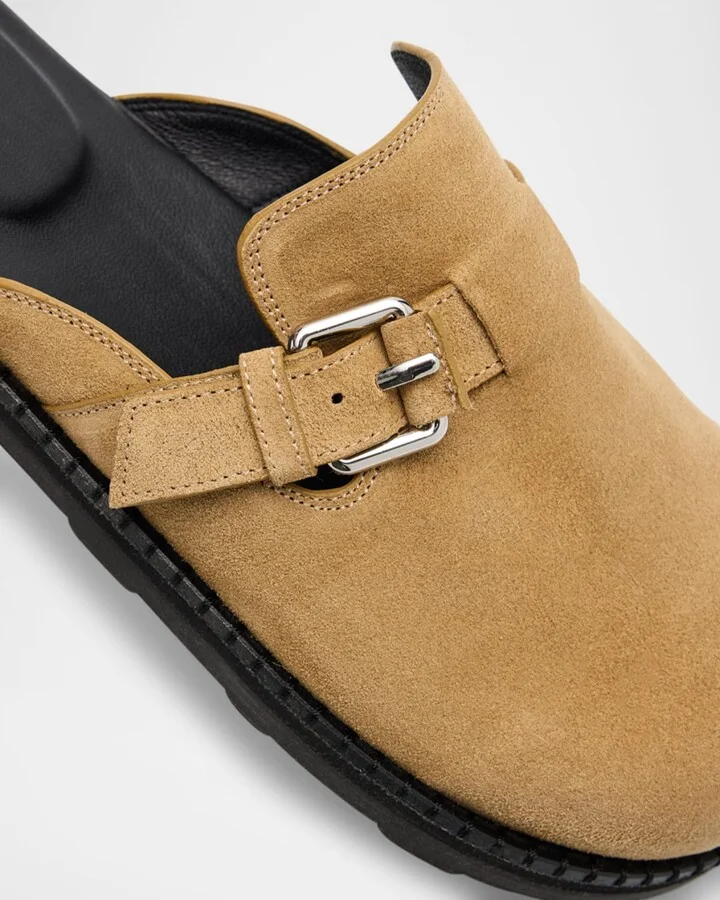 Men's Suede Mules - Image 2
