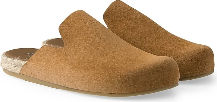 Men's Suede Mules - Beige Khaki - Size 9 - Image 7