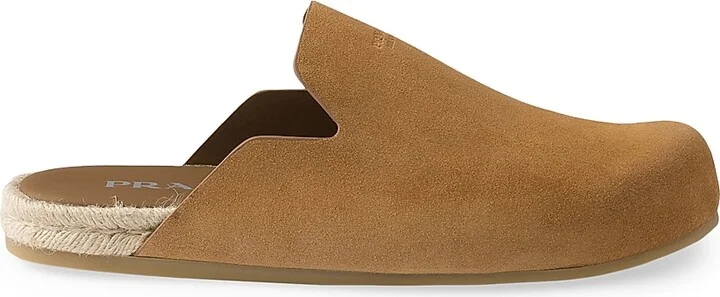 Men's Suede Mules - Beige Khaki - Size 9 - Image 9
