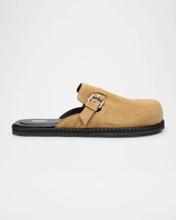 Men's Suede Mules