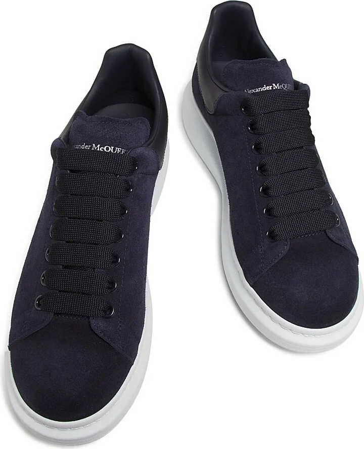 Men's Suede Platform Low-Top Sneakers - Dark Caramel - Size 6 - Image 8