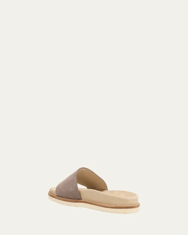Men's Suede Slide Sandals - Image 5