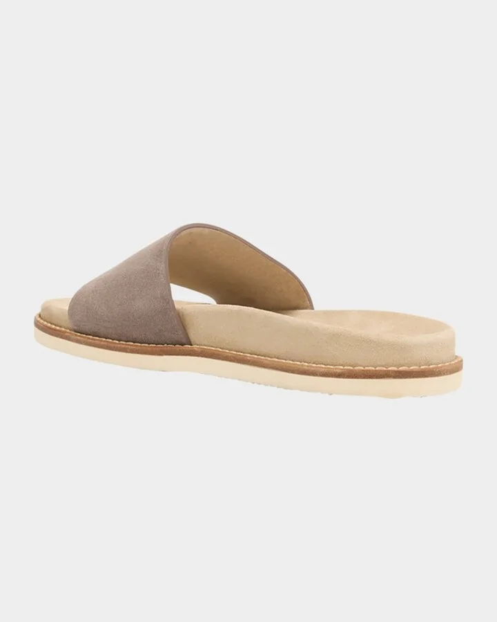 Men's Suede Slide Sandals - Image 3