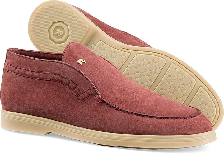 Men's Suede Slip-On Chukka Boots - Blu Ink - Size 6 - Image 6