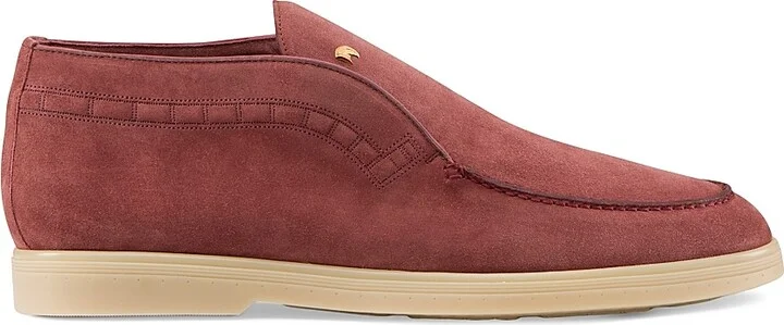 Men's Suede Slip-On Chukka Boots - Blu Ink - Size 6 - Image 8