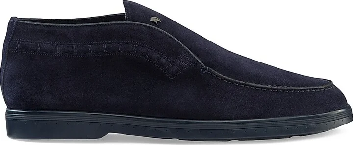 Men's Suede Slip-On Chukka Boots - Blu Ink - Size 6