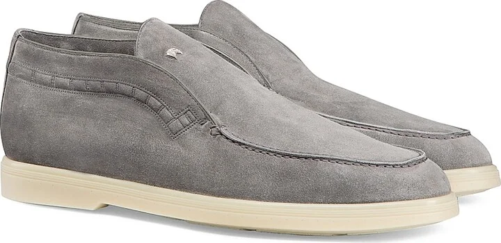 Men's Suede Slip-On Chukka Boots - Colosseum Grey - Size 7 - Image 2