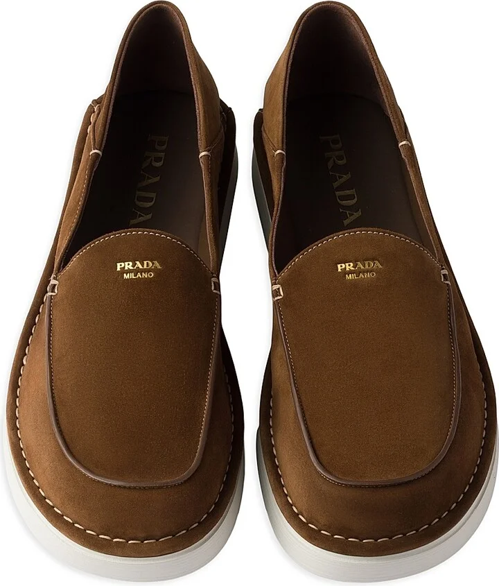 Men's Suede Slip-On Loafers - Blue - Size 6 - Image 5