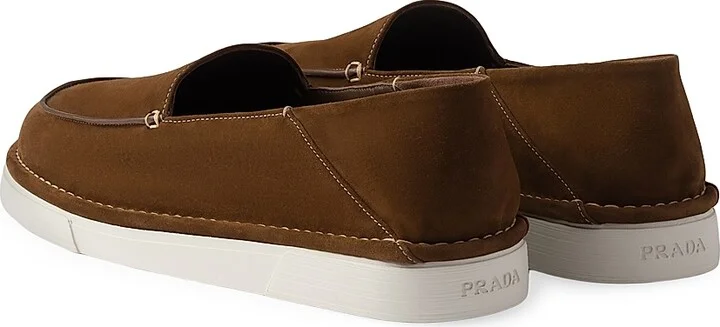 Men's Suede Slip-On Loafers - Blue - Size 6 - Image 6