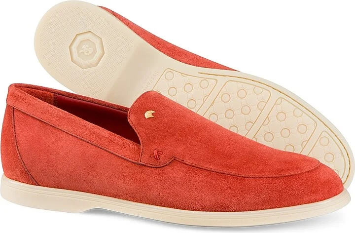 Men's Suede Slip-On Loafers - Light Blue - Size 5 - Image 10