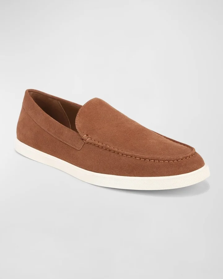 Men's Suede Slip-On Sneaker Loafers - Image 3