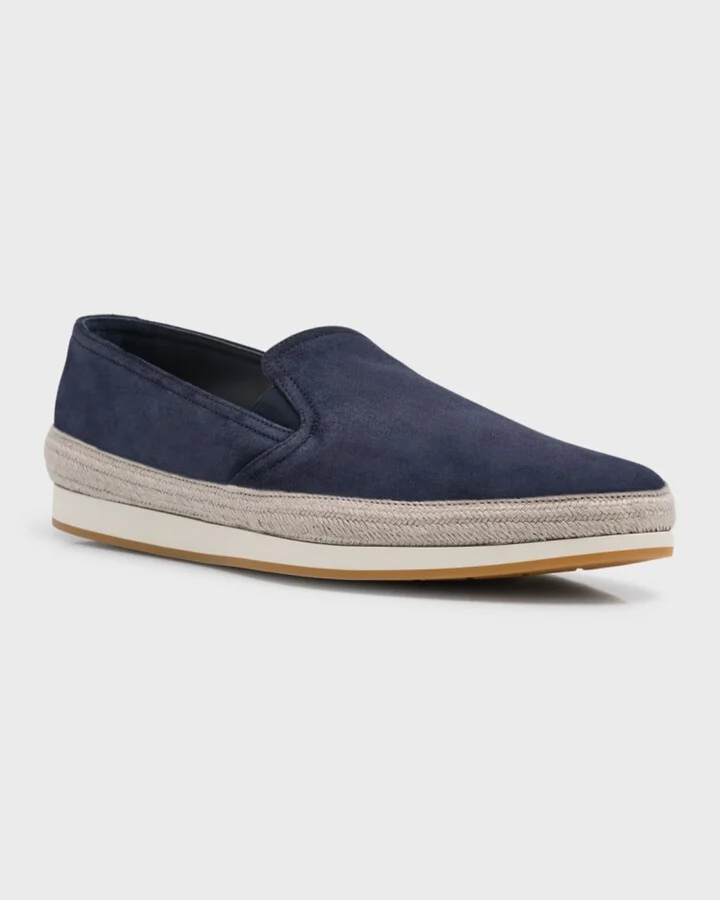 Men's Suede Slip-On Sneakers - Image 2