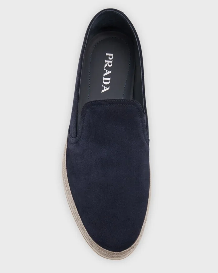 Men's Suede Slip-On Sneakers - Image 3